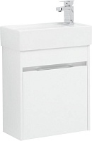 Aquanet Тумба с раковиной Лидс 50 подвесная белая